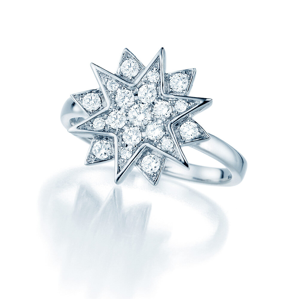 Diamantring Stars of Paris in 18K Weißgold mit Diamanten 0,41ct G/SI
