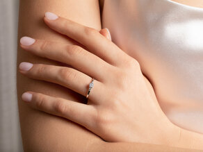 Ring Vivid Petite Diamond in Weißgold