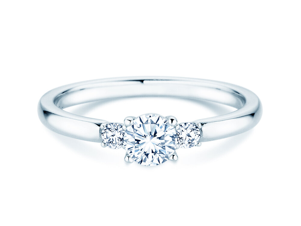 Ring Vivid Petite Diamond in Platin 950/- mit Diamanten 0,40ct G/SI