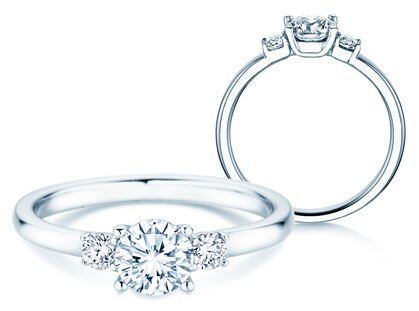 Ring Vivid Petite Diamond in Weißgold