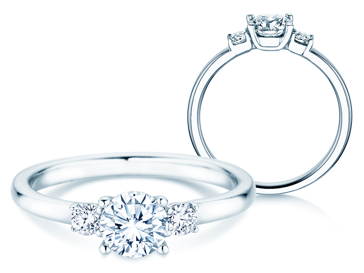 Ring Vivid Petite Diamond in Weißgold