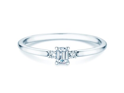 Diamantring Vivid Petite Emerald Cut