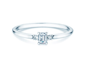 Diamantring Vivid Petite Emerald Cut