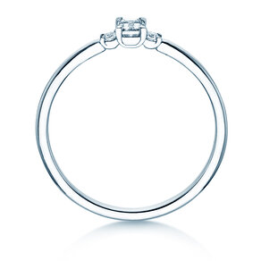 Diamantring Vivid Petite Emerald Cut