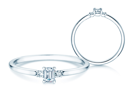 Diamantring Vivid Petite Emerald Cut