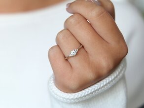 Ring Vivid Diamond in Weißgold