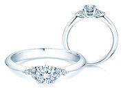 Diamantring Vivid Diamond in Platin