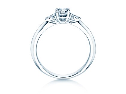 Diamantring Vivid Diamond in Platin