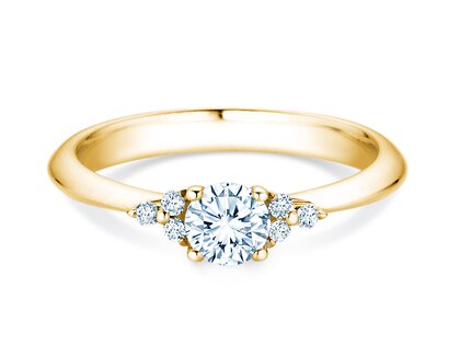 Diamantring Vivid Diamond in Gelbgold