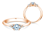 Diamantring Vivid Diamond in Roségold