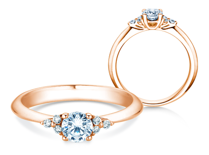 Diamantring Vivid Diamond in Roségold