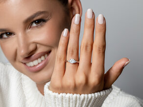 Diamantring Vivid Diamond in Gelbgold
