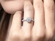 Diamantring Bloom Pavé
