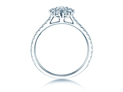 Diamantring Bloom Pavé