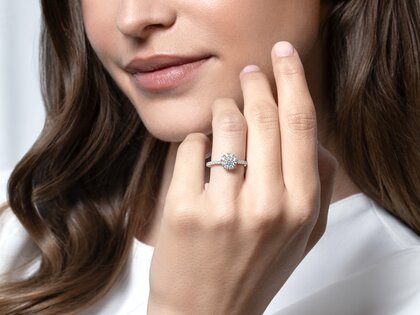 Diamantring Bloom Pavé