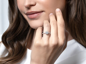 Diamantring Bloom Pavé