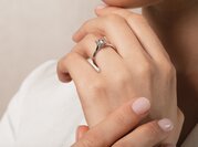 Ring Classic 4 Hidden Halo Labordiamant