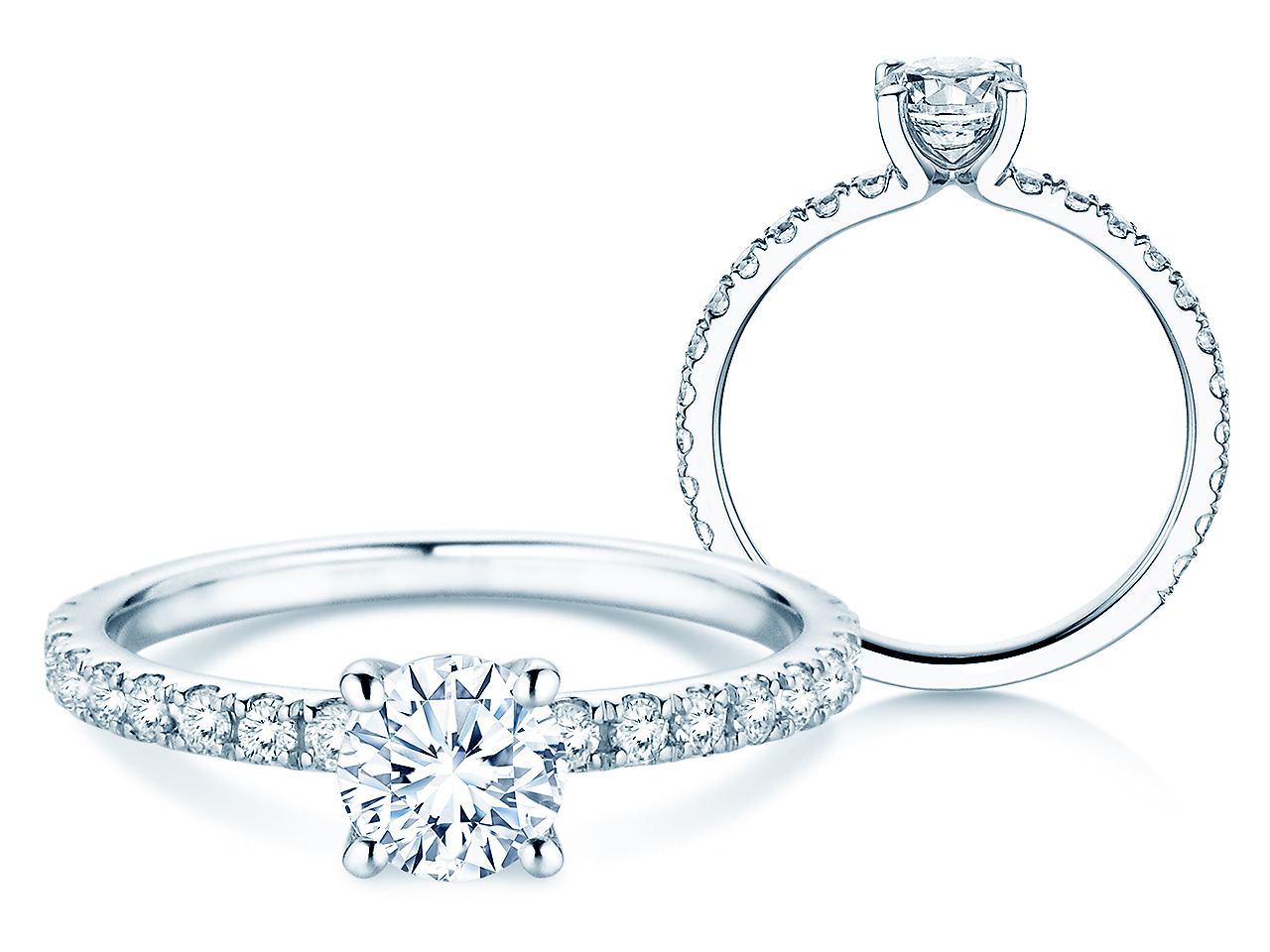 Ring Classic 4 Pavé Labordiamant