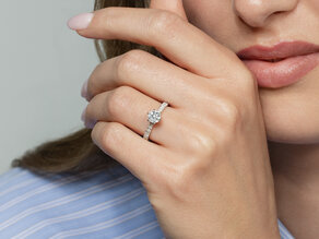 Diamantring Classic 6 Hidden Halo