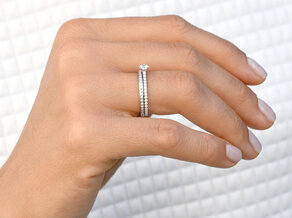 Diamantring Pure Diamond in 14K Weißgold mit Diamanten 0,49ct G/SI