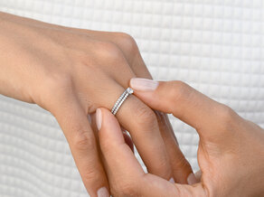 Diamantring Pure Diamond in 14K Weißgold mit Diamanten 0,49ct G/SI