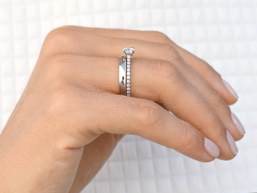 Pure Diamond als Vorsteckring