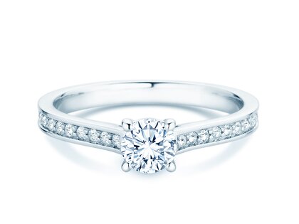 Diamantring Surprise Pavé in Platin