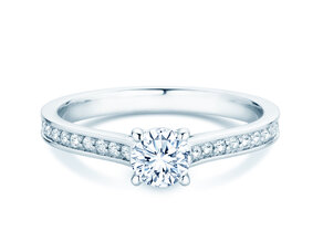 Diamantring Surprise Pavé in Platin