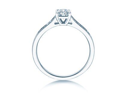 Diamantring Surprise Pavé in Platin