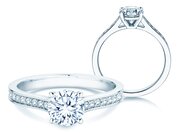 Diamantring Surprise Pavé in Platin