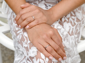 Solitärring Classic 4 in Silber 925/- mit Diamant 0,05ct G/SI
