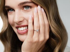 Solitärring Classic 4 in 9K Weißgold mit Diamant 0,75ct