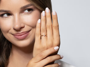 Solitärring Classic Petite in Roségold