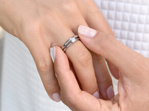 Solitärring Delight in 9K Weißgold mit Labordiamant 0,25ct