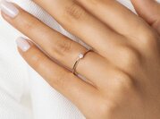 Solitärring Devotion in Silber 925/- mit Diamant 0,05ct G/SI