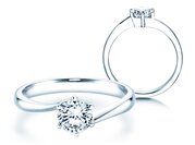 Solitärring Devotion in 9K Weißgold mit Diamant 0,75ct