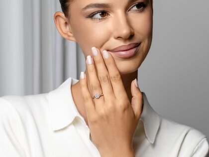 Solitärring Devotion in 9K Weißgold mit Diamant 1,00ct