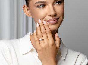 Solitärring Devotion in 9K Weißgold mit Diamant 1,00ct