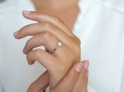 Solitärring Devotion in 9K Weißgold mit Diamant 0,50ct