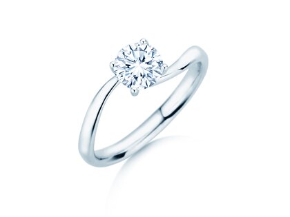 Solitärring Devour in 9K Weißgold mit Diamant 1,00ct