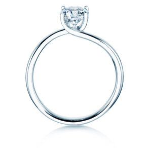Solitärring Devour in 9K Weißgold mit Diamant 1,00ct