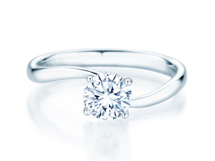 Solitärring Devour in 9K Weißgold mit Diamant 1,00ct