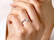 Solitärring Devour in 9K Weißgold mit Diamant 0,75ct