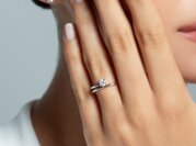 Solitärring Eclipse in 9K Roségold mit Diamant 0,25ct