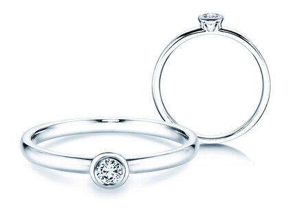 Solitärring Eternal in Silber