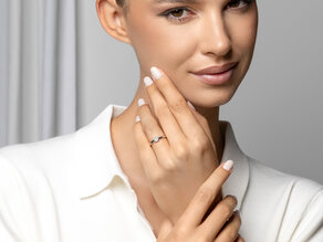 Solitärring Eternal in 9K Weißgold mit Diamant 0,25ct