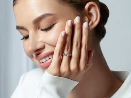 Solitärring Evoke in 9K Weißgold mit Diamant 0,25ct