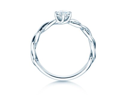 Solitärring Evoke in Silber