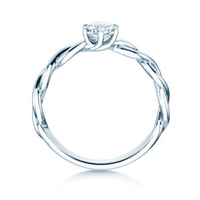 Solitärring Evoke in Silber