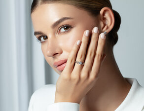 Solitärring Evoke in 9K Weißgold mit Diamant 0,75ct